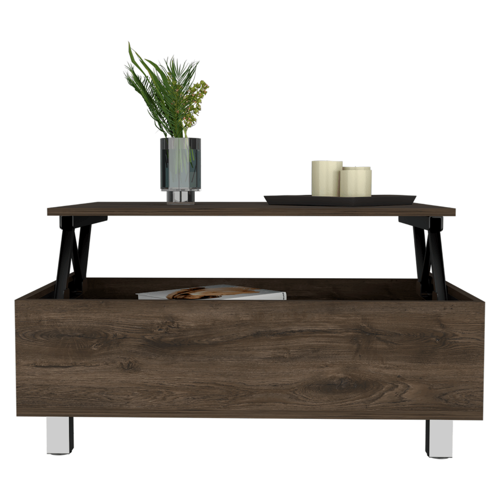 Annapolis Coffee Table, Lift Top, Black Wengue Finish - Coffee Table LLC - Coffee Tables