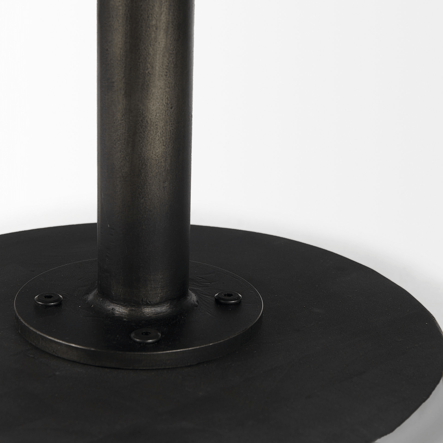 Black Wooden Pedestal Base Coffee Table - HomeRoots - Coffee Table LLC - Coffee Tables