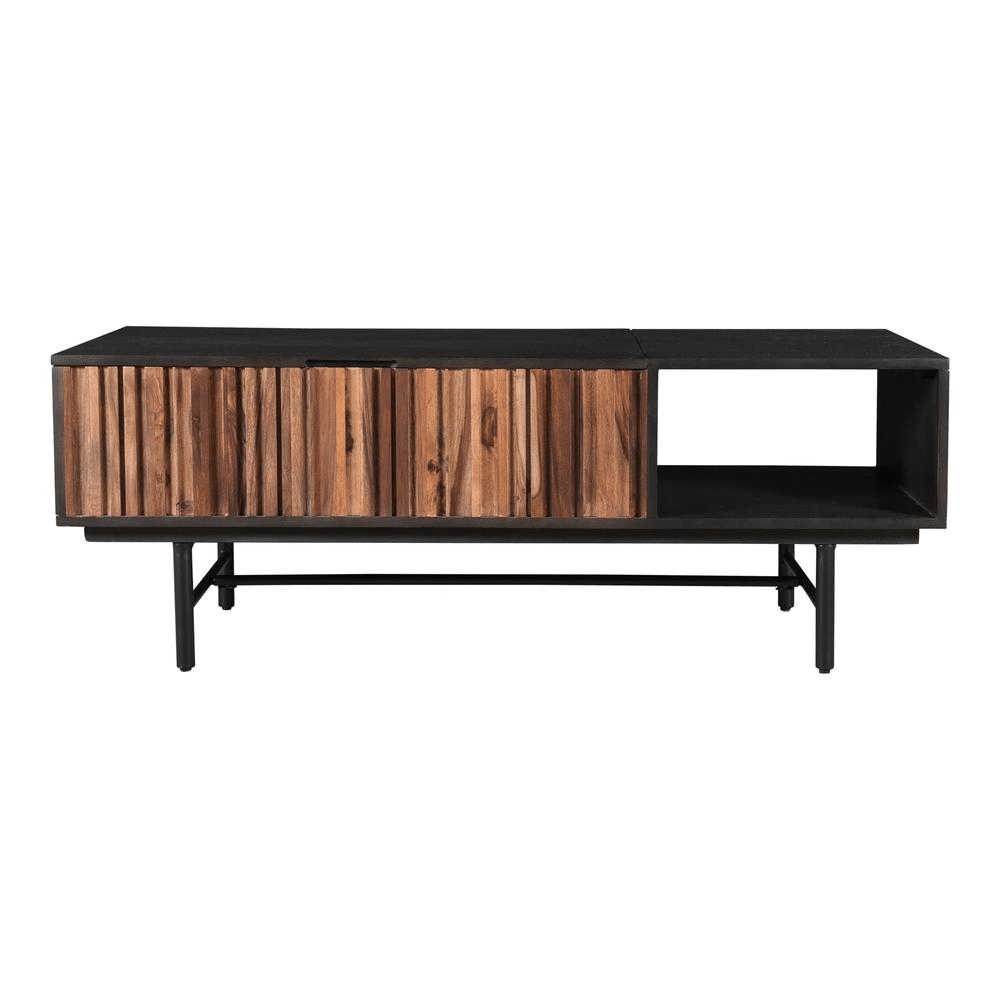 Jackson Storage Coffee Table, Black - Coffee Table LLC - Coffee Tables