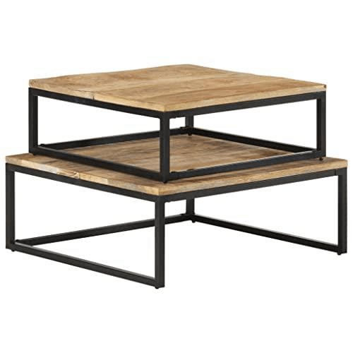 Nesting Coffee Tables, Mango Wood - Coffee Table LLC - Coffee Tables