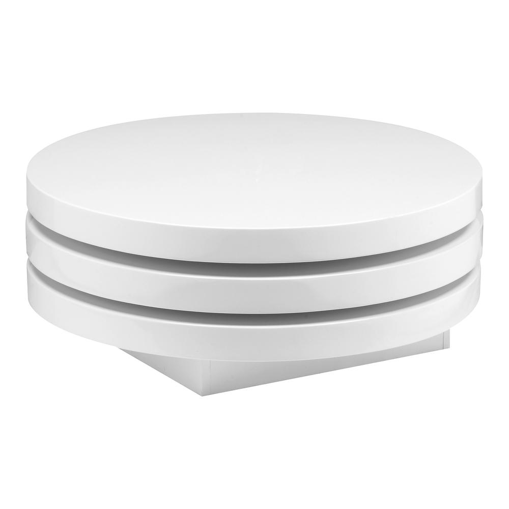 Torno Coffee Table White - Coffee Table LLC - Coffee Tables