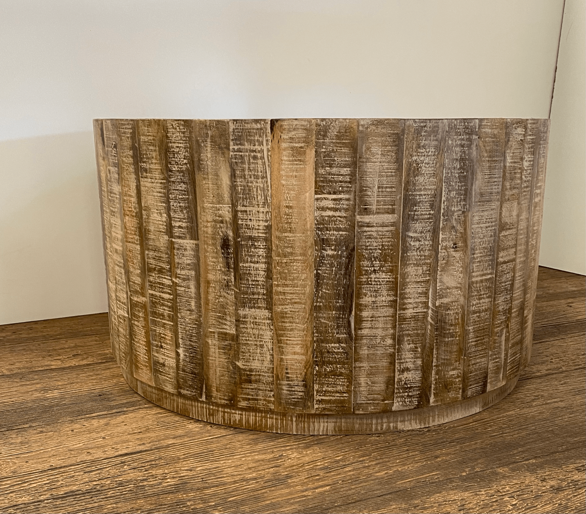 Updated Rustic Round Stump Coffee Table - Coffee Table LLC - Coffee Tables